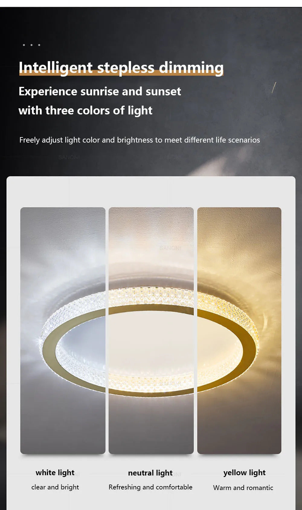 Modern LED Ceiling Lamp For Bedroom Living room Home Decoratioan Lighting Fixture Luster