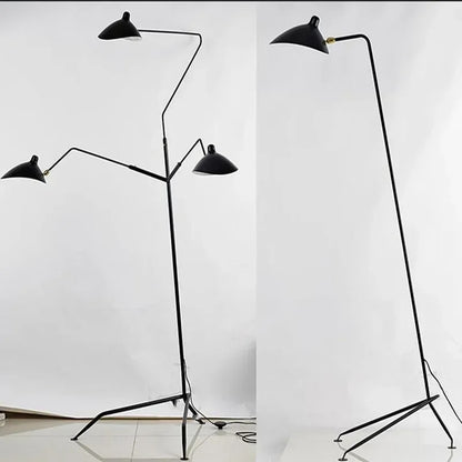 Serge Mouille floor lamp designer Living room Tripod Table lamp