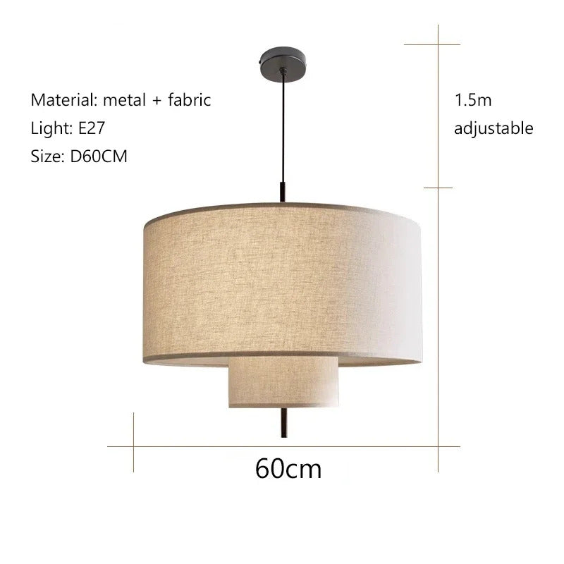 Market Set Pebble Pendant Light Bohemia fabric Pendant lamp
