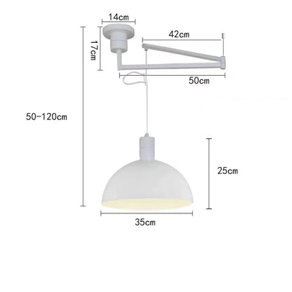 Bauhaus Telescoping Pendant Light Nordic Rocker Arm Movable swing hanging Lamps