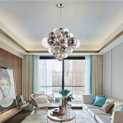 Candeeiro suspenso de vidro de luxo em estilo francês, estilo antigo, para bar, restaurante ou quarto acolhedor. 