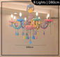 European Children rainbow chandelier Bedroom Princess room kawaii light