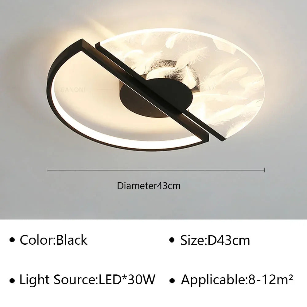 Modern LED Ceiling Lamp For Dining Room Bedroom Aisle Ceiling Light