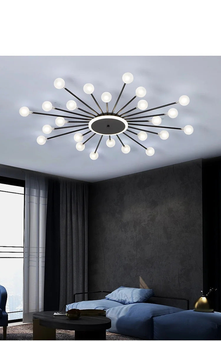 Modern glass ceiling light Living room kitchen light fixtures