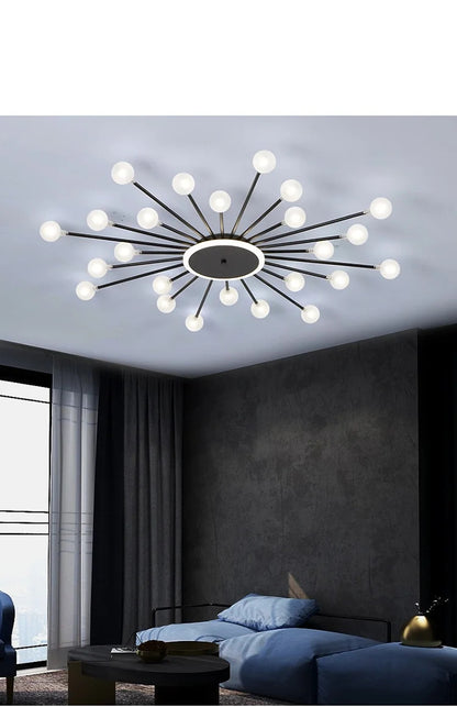 Modern glass ceiling light Living room kitchen light fixtures