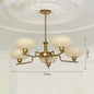 Mid century Bauhaus Chandeliers French Cream Style Pendant Lights