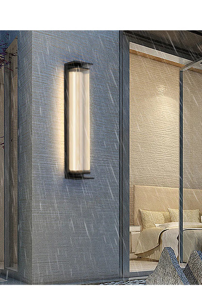 Modern outdoor wall light Waterproof IP65 Solar energy LED wall lamp Entrance sconce