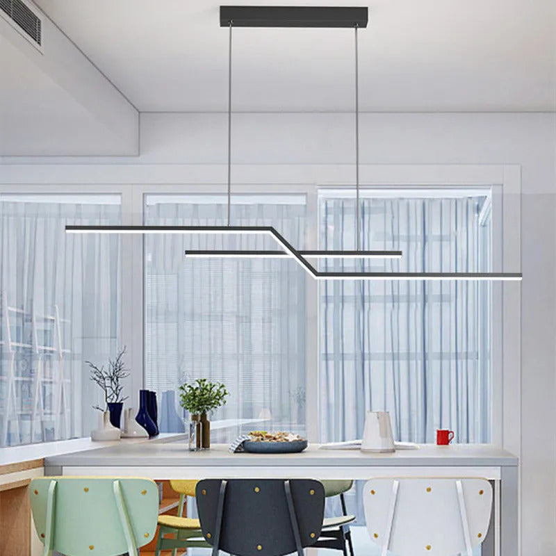 Modern geometric pendant light Led Home suspension metal