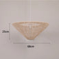 Nordic Umbrella Rattan Pendant Light Wabi sabi pendant lamp
