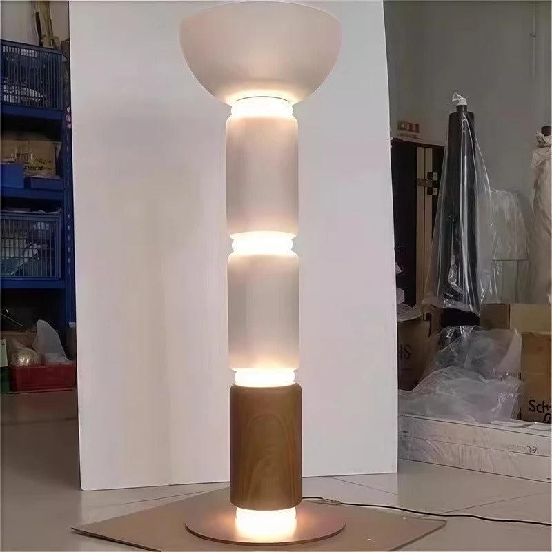 Italy Design LED Floor Lights Heavy Glass Modern Bright Floor Lamps