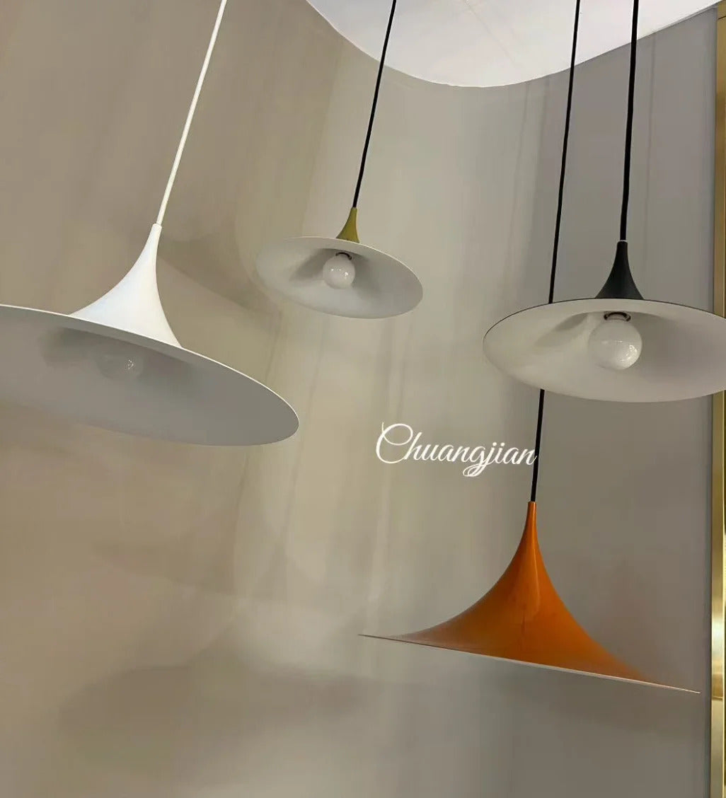 Modern French Designer LED Pendant Light for Dining Table Study Lamp Nordic Danish Restaurant Bar Counter Simple Decor Lighting