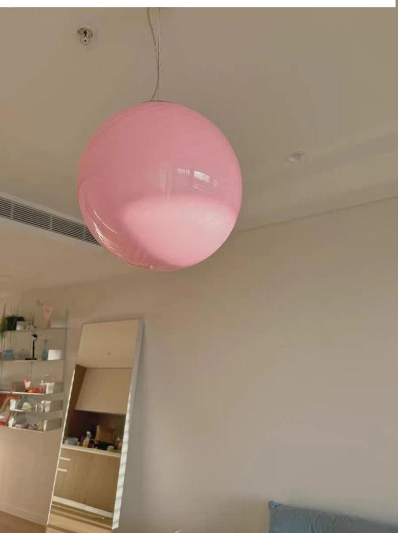 Murano Lollipop Colorful Bubble Creative Glass Pendant Light