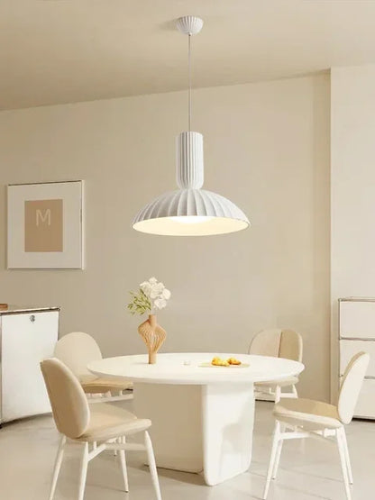 French Gypsum Pendant Light Nordic Designer Restaurant Chandelier
