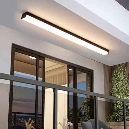Modern Waterproof Outdoor Long Strip Wall Light
