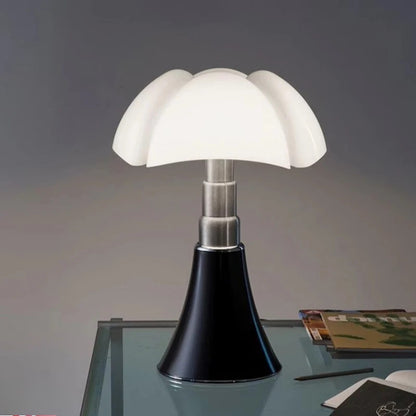 Italy Designer Wrought Iron LED Table Lamps White Petal Glass Lampshade Bauhaus Living Room Bedroom Restaurant Office Desk Light