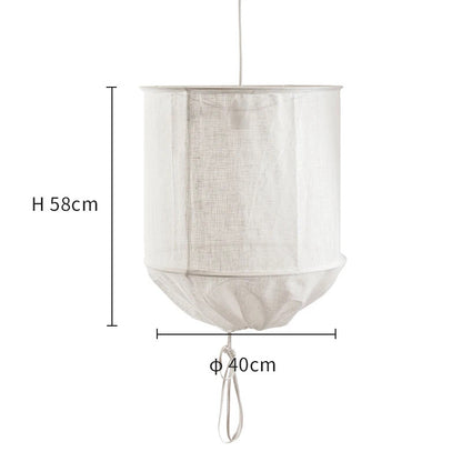 Denmark Linen Cloth Pendant Light Ay illuminate Pendant lamp