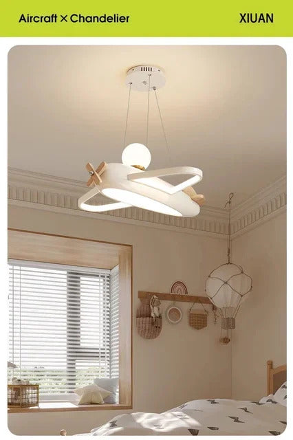 Creative Airplane Lamps Modern Children's Room Chandelier