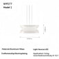 Pablo White Glass Shade Pendant Lights Desinger Nordic Led Bedside Lamp