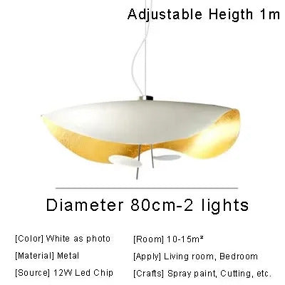 Catellani & Smith Lederam Manta Pendant Lamp Flying Saucer Hat industrial retro replica design lamp white black pendant light