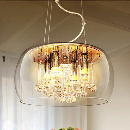 Nordic pendant lamp Luxury Glass Light Fixture crystal pendant lighting