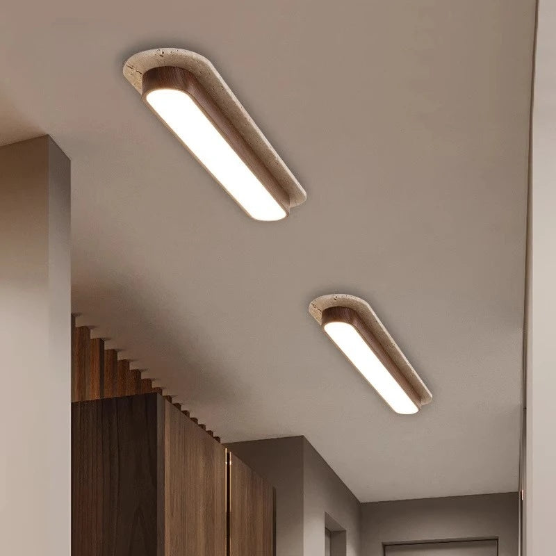 Trio Travertine Ceiling Light