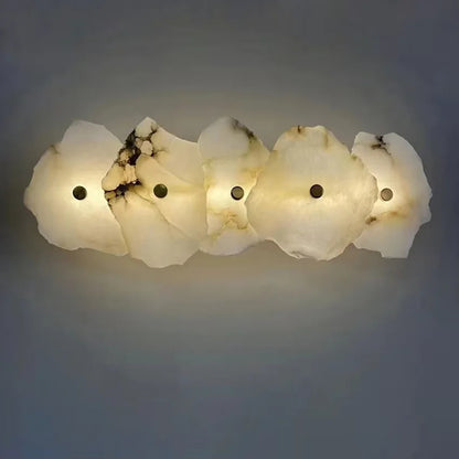 Natural Marble Luxury Wall Lamp Nordic Irregular stone Sconce light