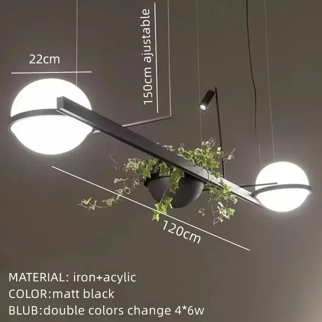 Plant Wall Light Modern Designer Led Study Bedroom Bedside Corridor Luxury Wall Lamp