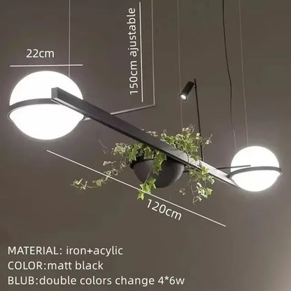 Plant Wall Light Modern Designer Led Study Bedroom Bedside Corridor Luxury Wall Lamp