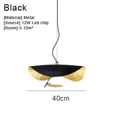 Catellani & Smith Lederam Manta Pendant Lamp Flying Saucer Hat industrial retro replica design lamp white black pendant light