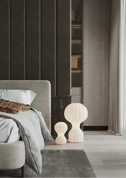 LED Silk Table Lamp Designer Cocoon Style Art Desk Light Bedroom Living Room Bedside Study Hotel Sofa Bar Home Decor Lighting