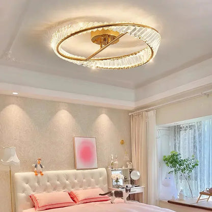 Luxury Crystal Ceiling Lamp Living Room Bedroom Lamp