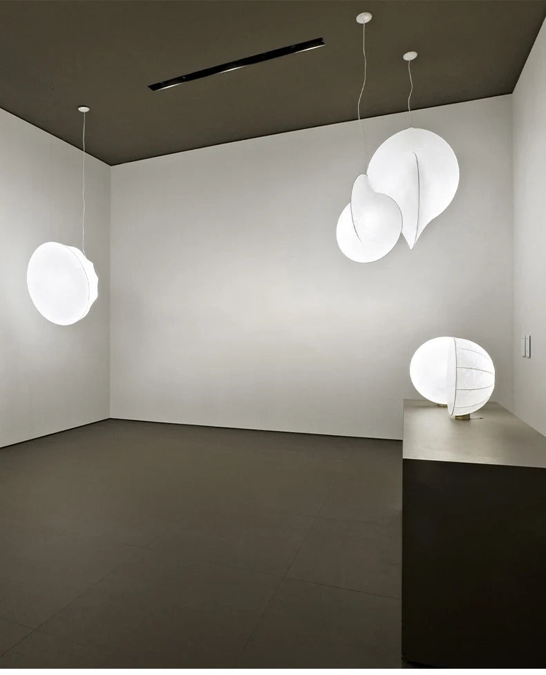 Janpanses Silk Chandelier Overlap Pendant lamp