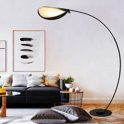 Modern Fishing floor Lamp Creative Black minimalist Living Room corner sofa standing light