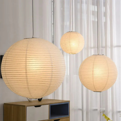 Akari Noguchi Yong Rice Paper Pendant Lights Living Room Light Fixture