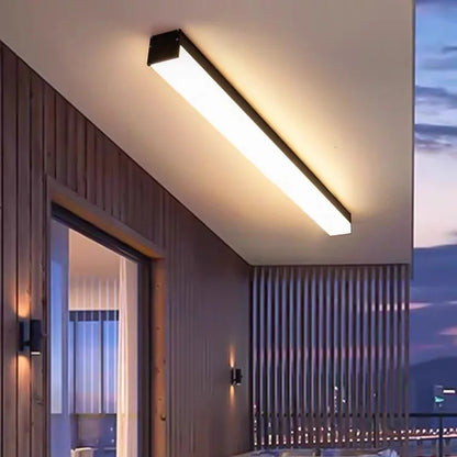 Modern Waterproof Outdoor Long Strip Wall Light
