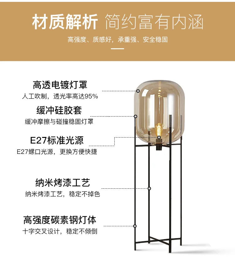 Pulpo Oda Floor Lamps Home Decoration Bedroom Living Room Standing Lamps