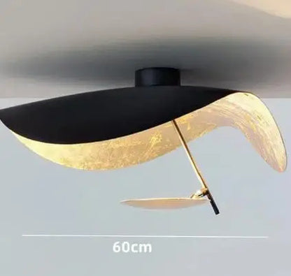 Catellani & Smith Lederam Manta Pendant Lamp Flying Saucer Hat industrial retro design lamp white black Industrial pendant light