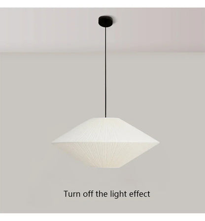 Brera Pendant Lamp Japanese Fabric Pendant Lamp Creative Dining Room B&B Ceiling Chandelier