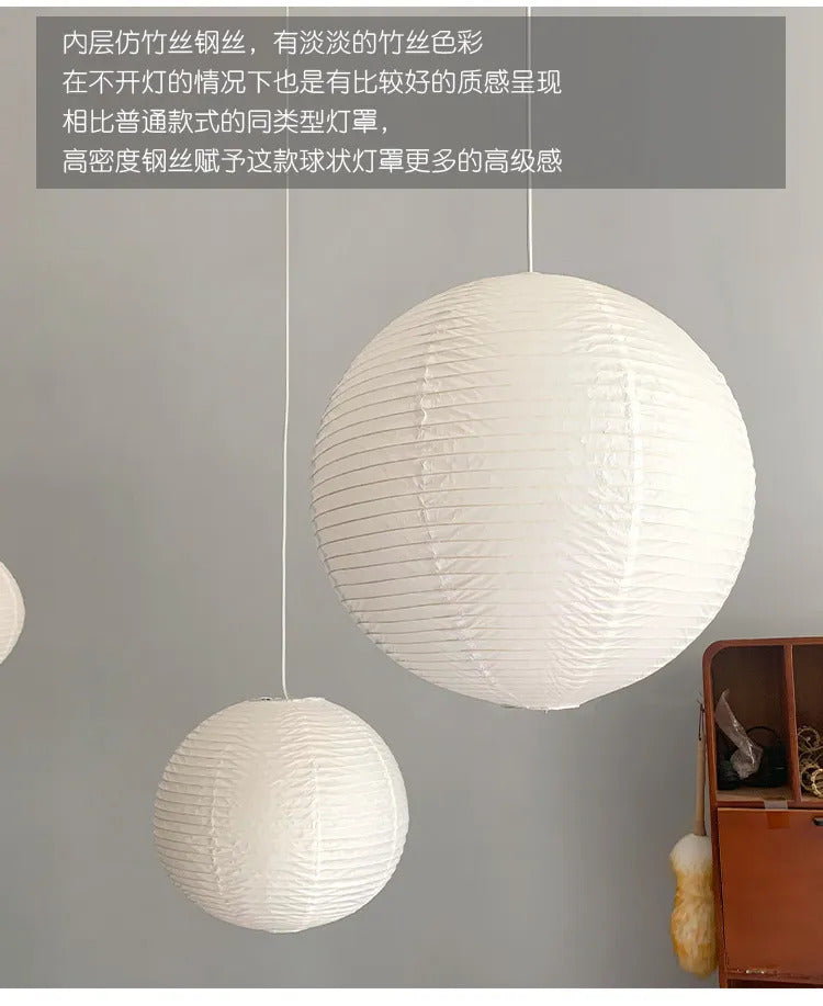 Akari Noguchi Yong Rice Paper Pendant Lights Living Room Light Fixture