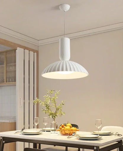 French Gypsum Pendant Light Nordic Designer Restaurant Chandelier