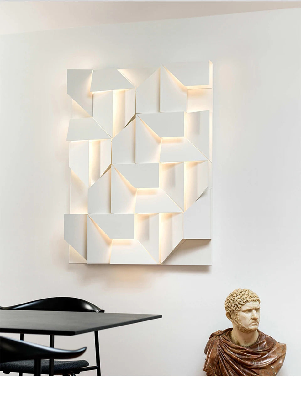 Outdoor Waterproof wall lamp Creativity 3D Model Led Sconce lights Square Wall lighting