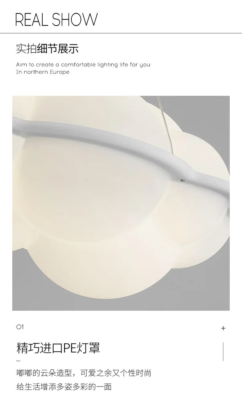 Nuvola Pendant Lamp nordic Clouds LED Pendant Lights