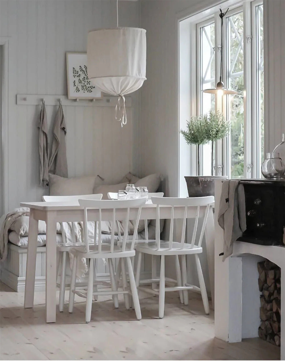 Ay Illuminate Pendant Light Nordic design linencotton DIY Fabric Lamp