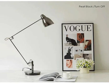 Swing Long Arm Table Lamp Flexible Adjustable Aluminum Desk Light with E27 Bulb led floor lamp