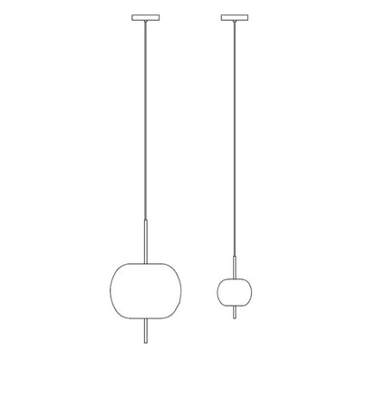 KUSHI pendant light LED minimal kitchen light