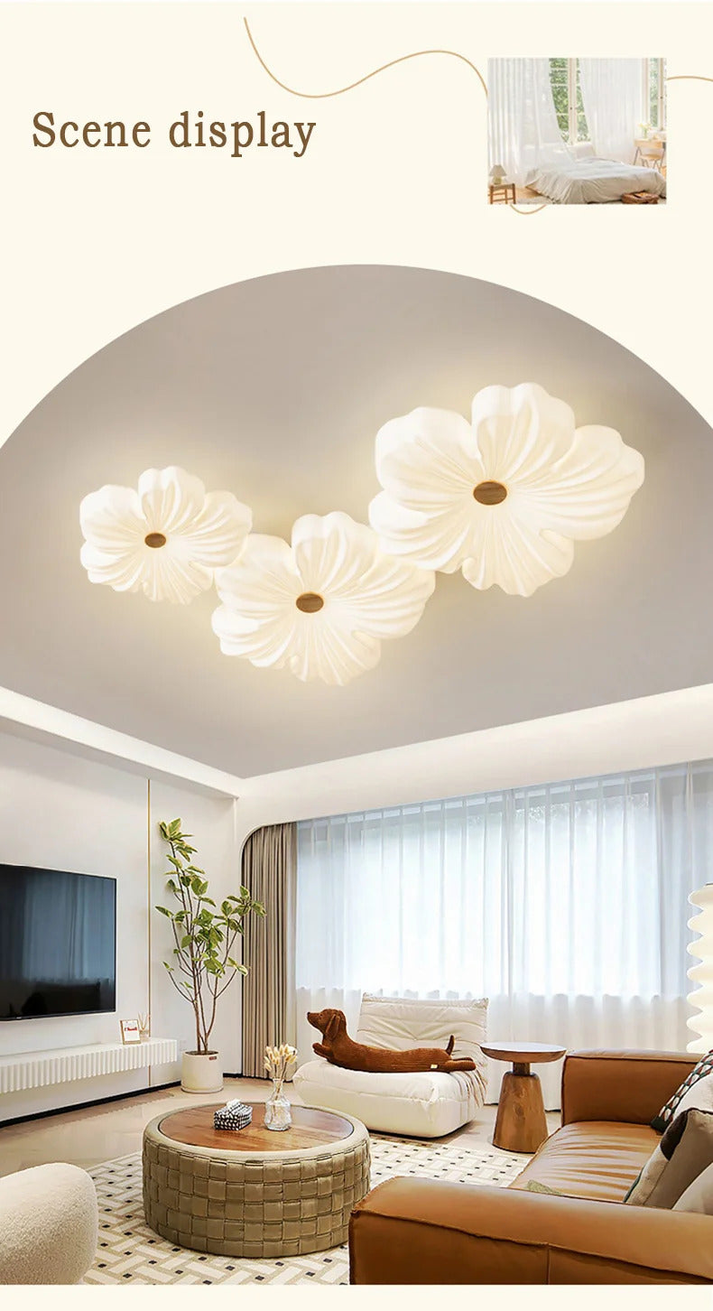 Nordic Flower Shape Ceiling Lights