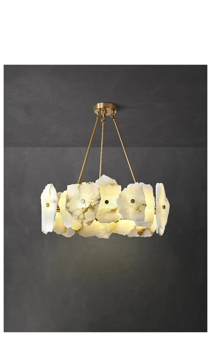 Natural Marble Luxury Wall Lamp Nordic Irregular stone Sconce light