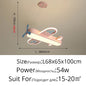 Modern Pink blue chandelier Led deco designer aircraft lamp
