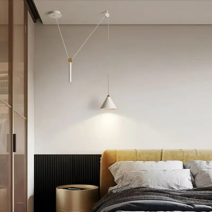 Modern minimalist Linear pendant light Nordic Industrial hanging light