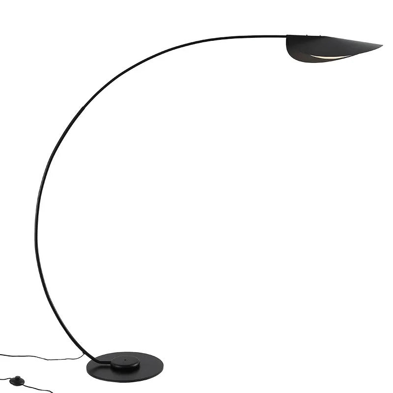 Modern Fishing floor Lamp Creative Black minimalist Living Room corner sofa standing light